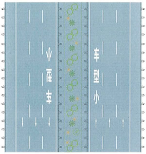 小型車專用車道線